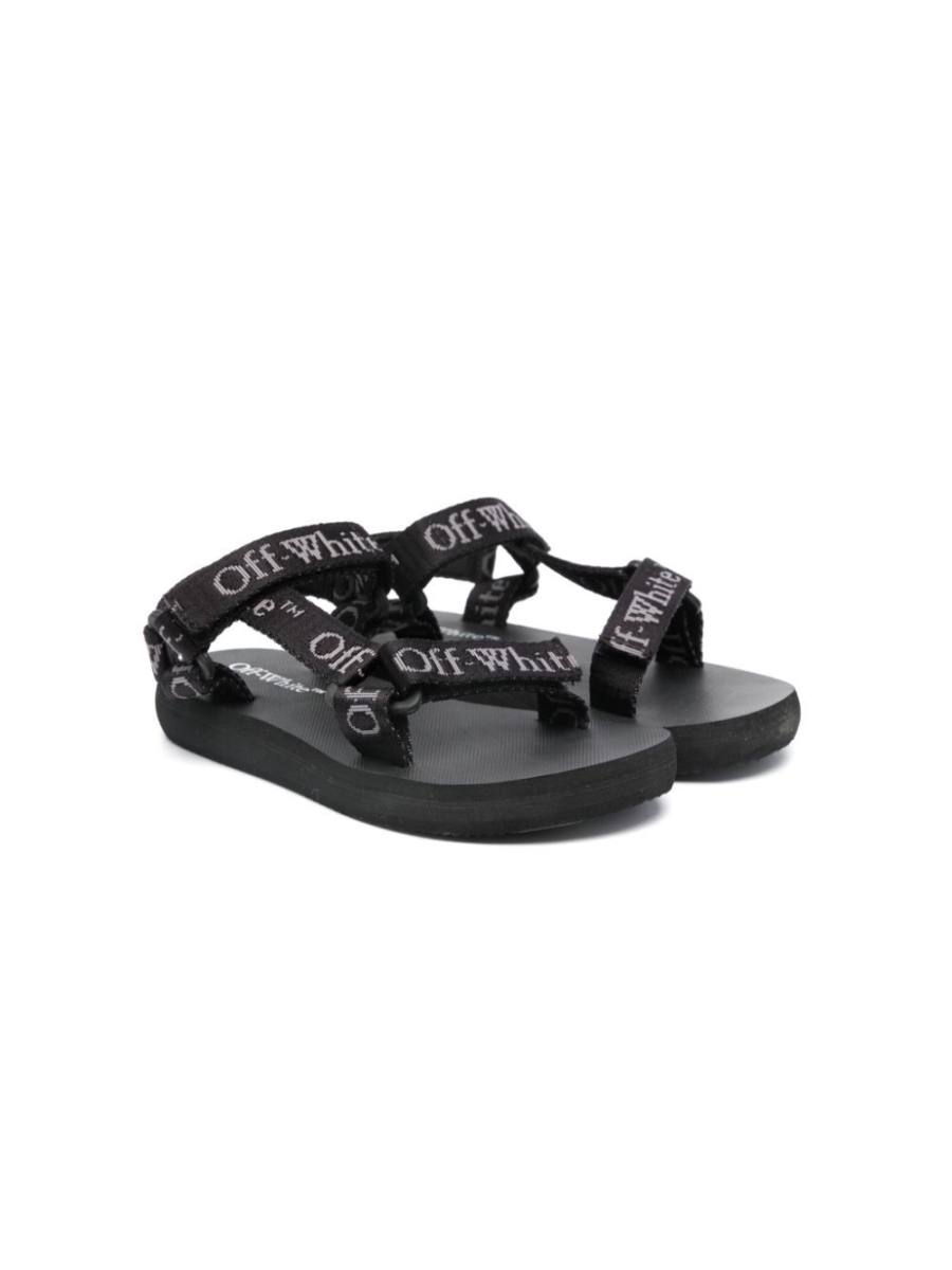Bookish touch-strap sandals