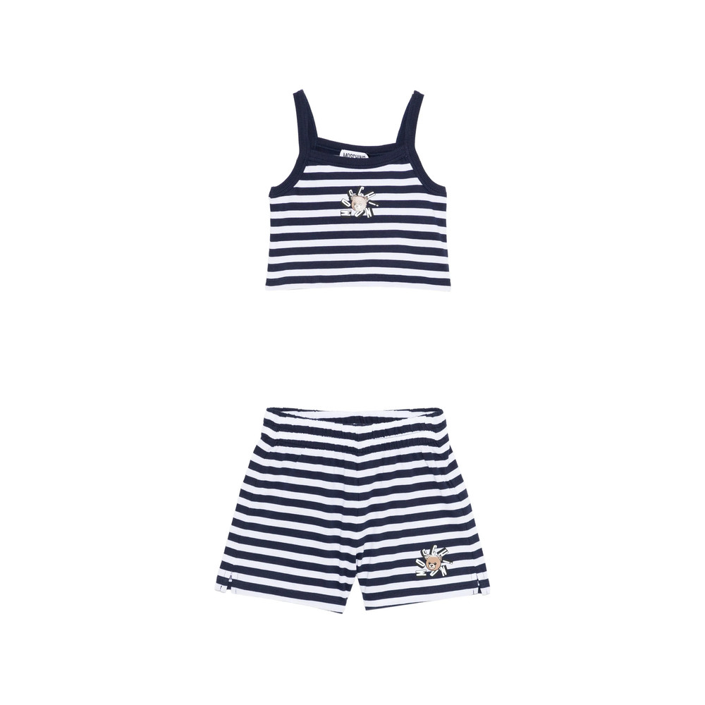 Moschino Striped Shorts Set