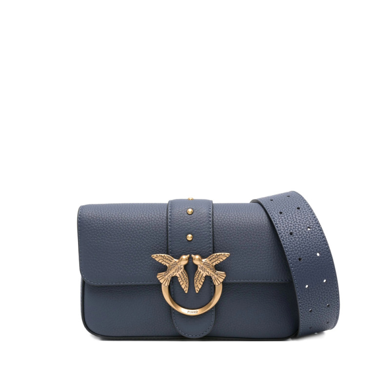 Pinko Love Birds Buckle-embellished Satchel