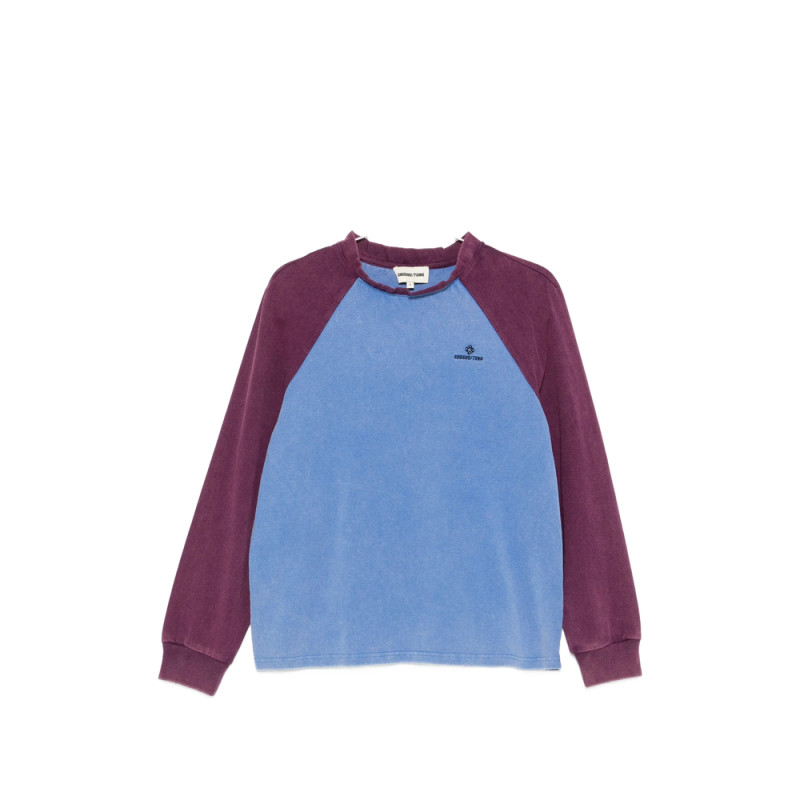Shushu/tong Raglan-sleeve Logo-embroidered Sweater