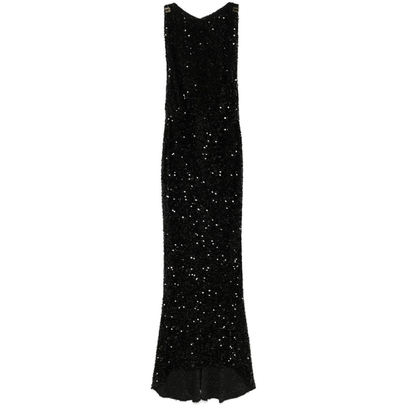 Elisabetta Franchi Sequinned Maxi Dress