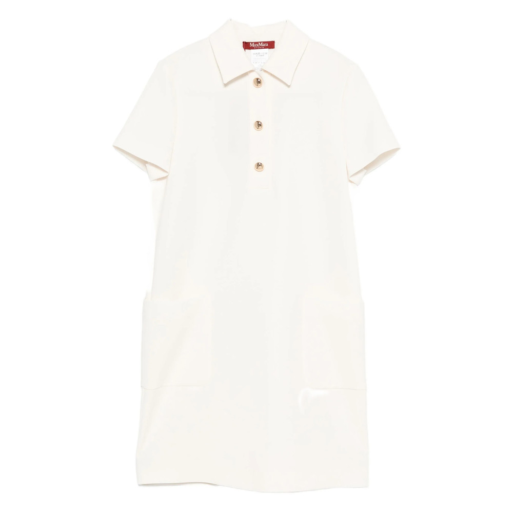 Max Mara Studio Gold-button Polo Dress