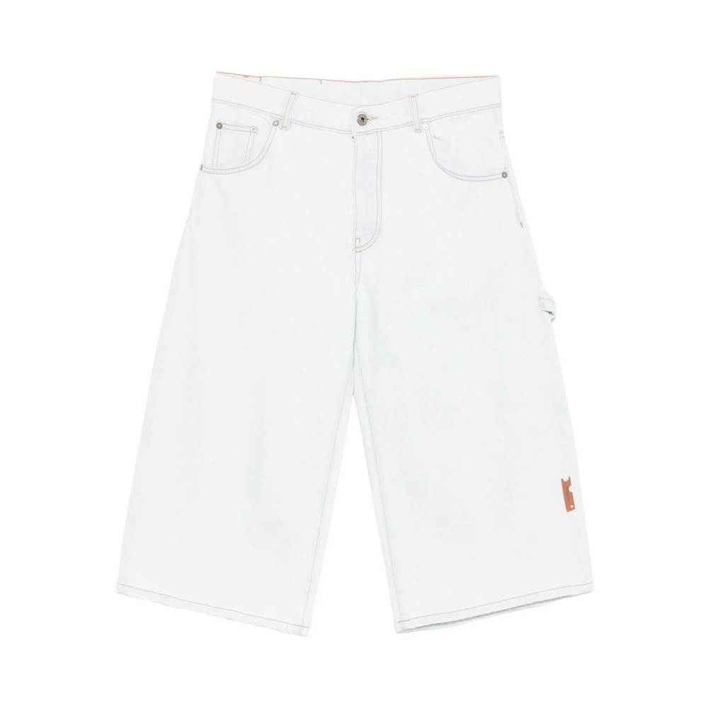 Off-white Five-pocket Denim Shorts