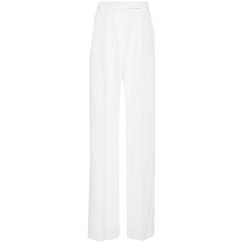 Max Mara Bridal Laringe High-waist Straight-leg Trousers