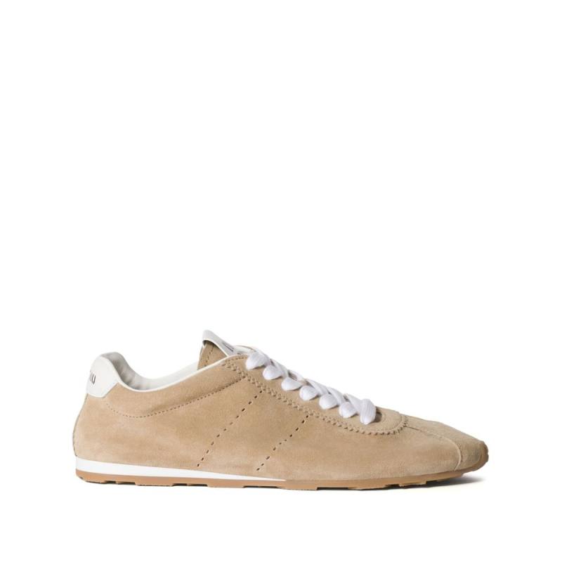 Miu Miu Plume Suede Sneakers