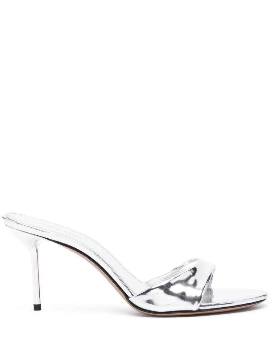 Lidia 70mm leather mules