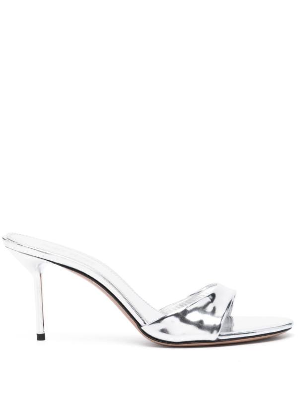 Lidia 70mm leather mules