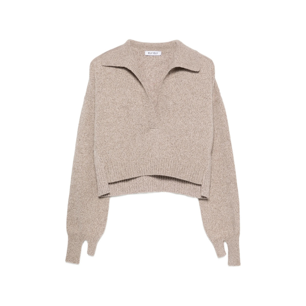 Ely Ely Spread-collar Sweater