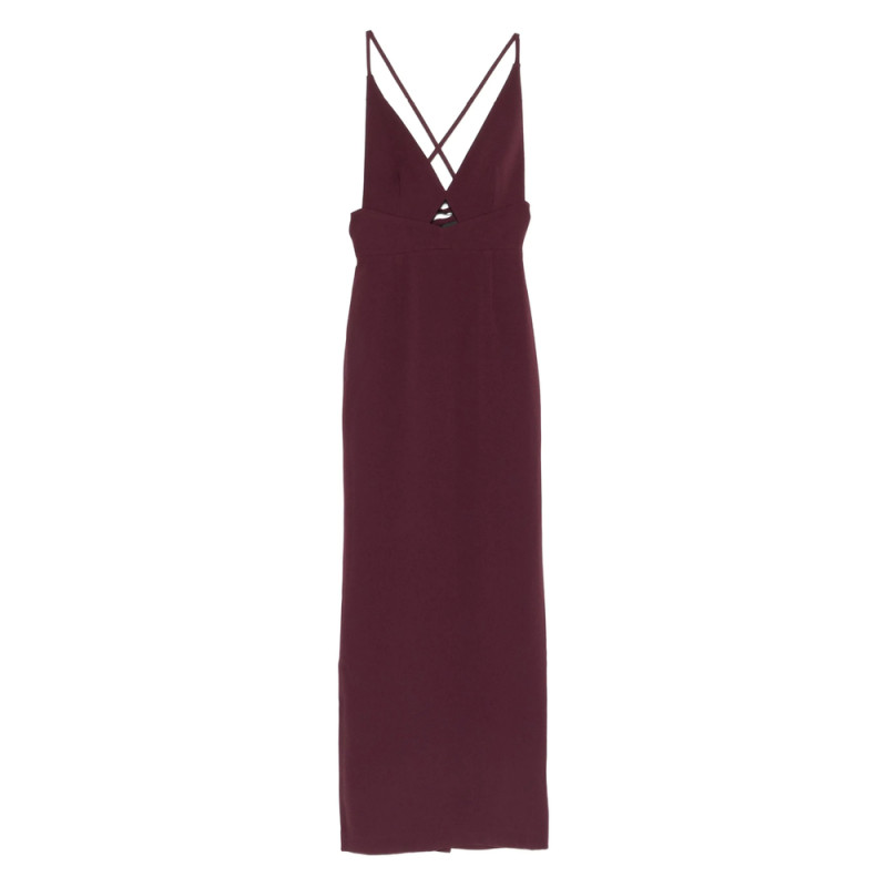 Solace London Cross-back Maxi Dress