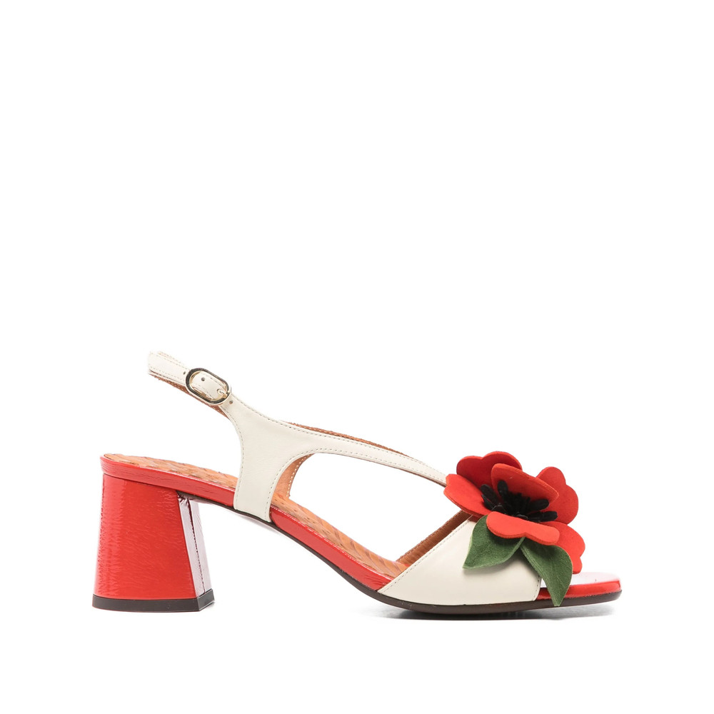 Chie Mihara Flower Heeled Sandals