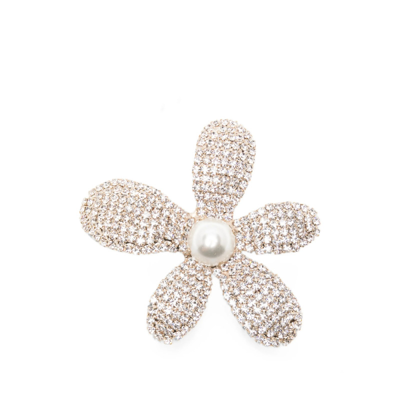 Rosantica Crystal-embellished Faux-pearl Brooch
