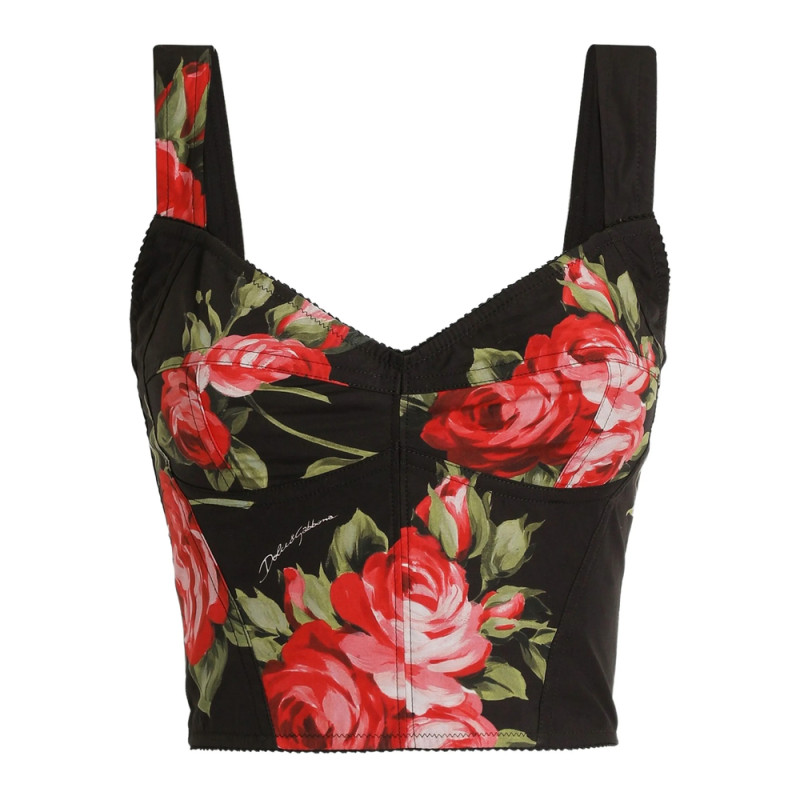 Dolce & Gabbana Floral-print Top