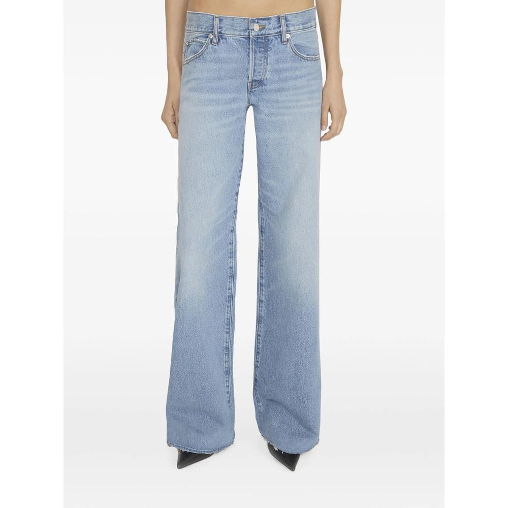 Frame The Gray Wide-leg Jeans