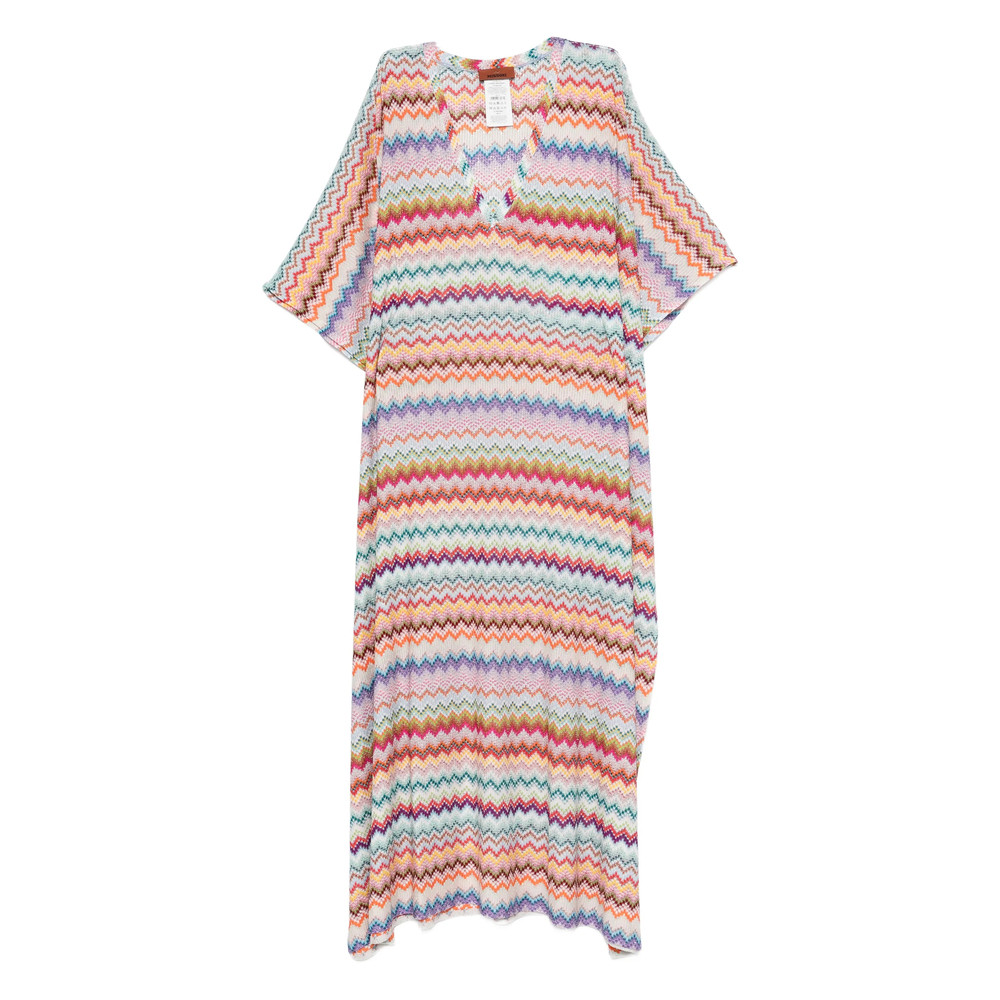 Missoni Chevron V-neck Maxi Dress