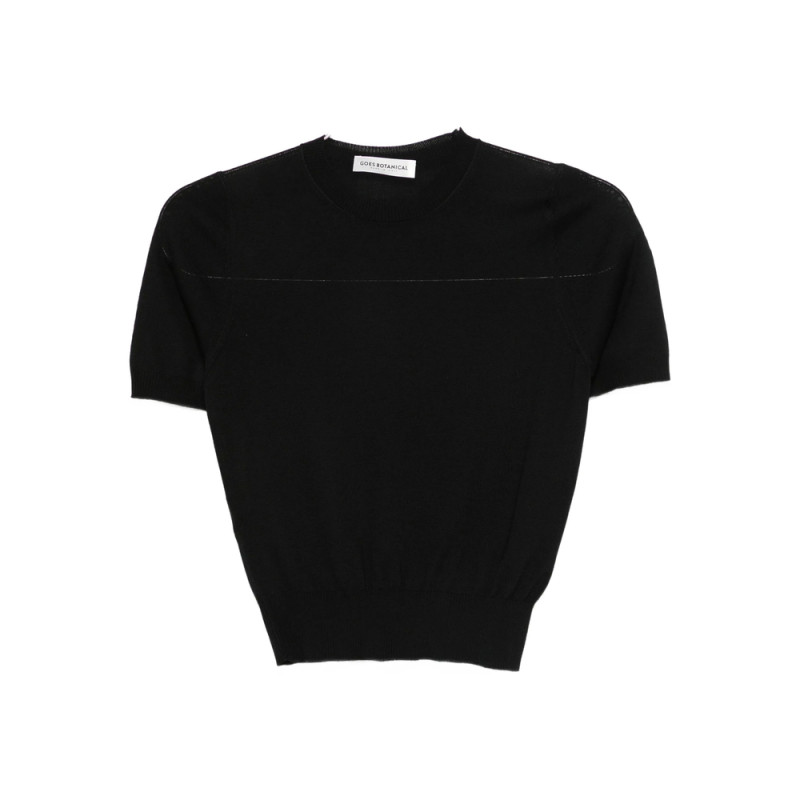 Goes Botanical Short-sleeve Sweater