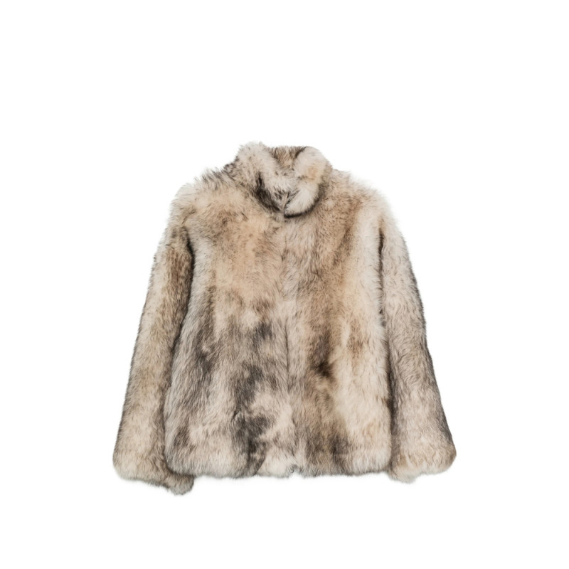 Santoro Zip-up Faux-fur Coat