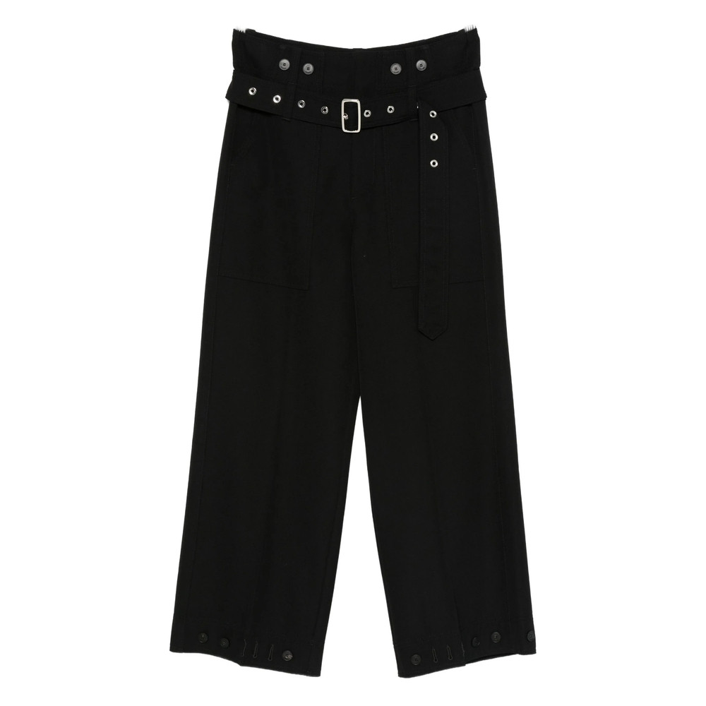 Seafarer Belted Wide-leg Trousers