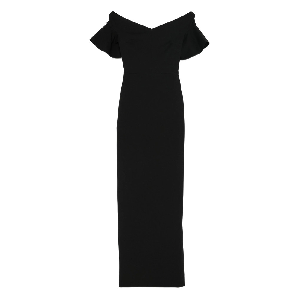 Solace London Cielo Off-shoulder Maxi Dress