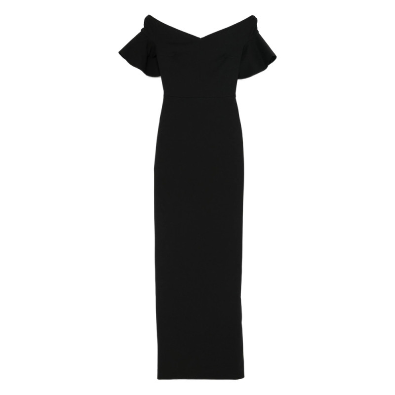 Solace London Cielo Off-shoulder Maxi Dress