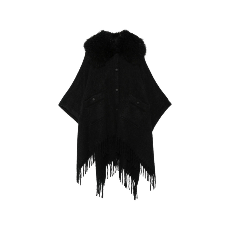 Moncler Grenoble Fringed Cape