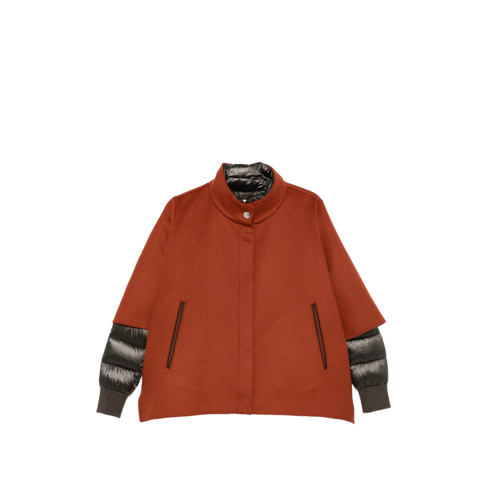 Moorer High-neck Cape Jacket