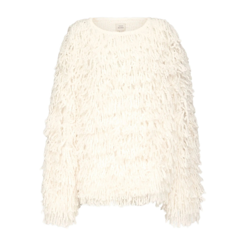 Lou Lou De Saison Fringe Wool Sweater
