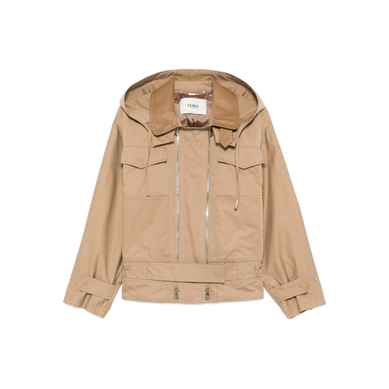 Fendi Logo-detail Jacket