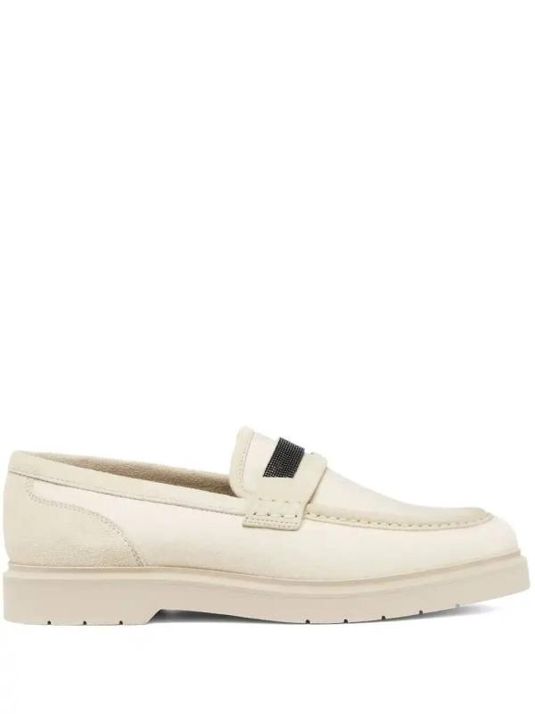 Monili-detail loafers