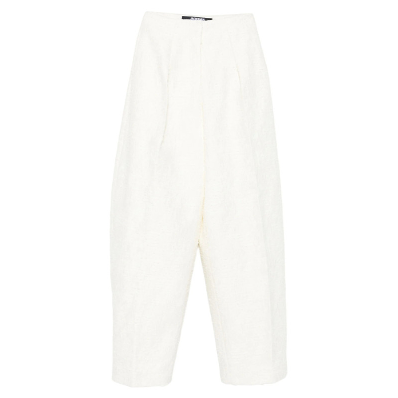 Jacquemus Le Curvo Tweed Trousers