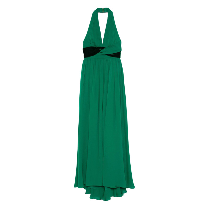 Elie Saab V-neck A-line Maxi Dress
