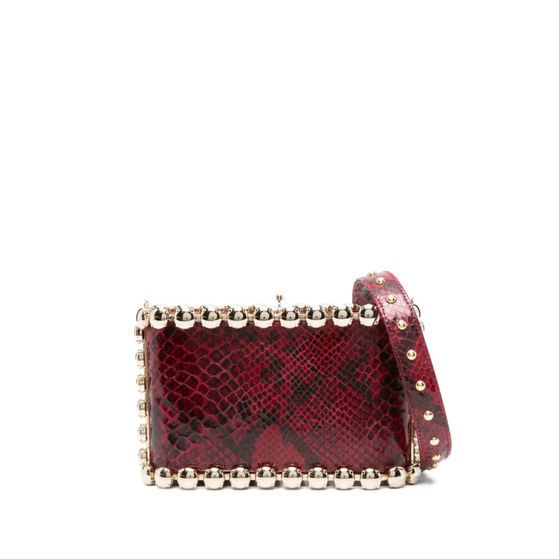 Rosantica Snakeskin Clutch Bag