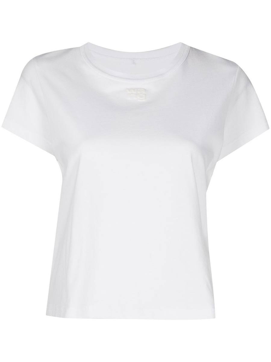 rubberised logo cotton T-shirt