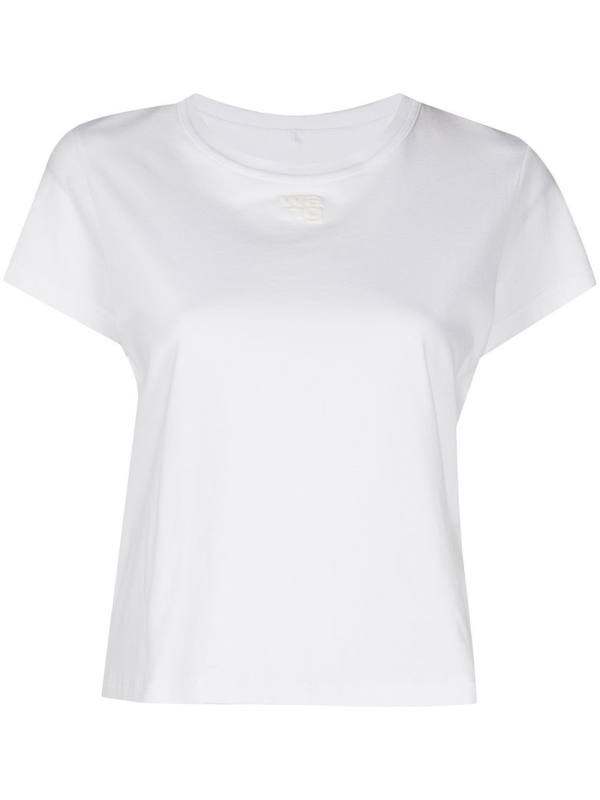 rubberised logo cotton T-shirt