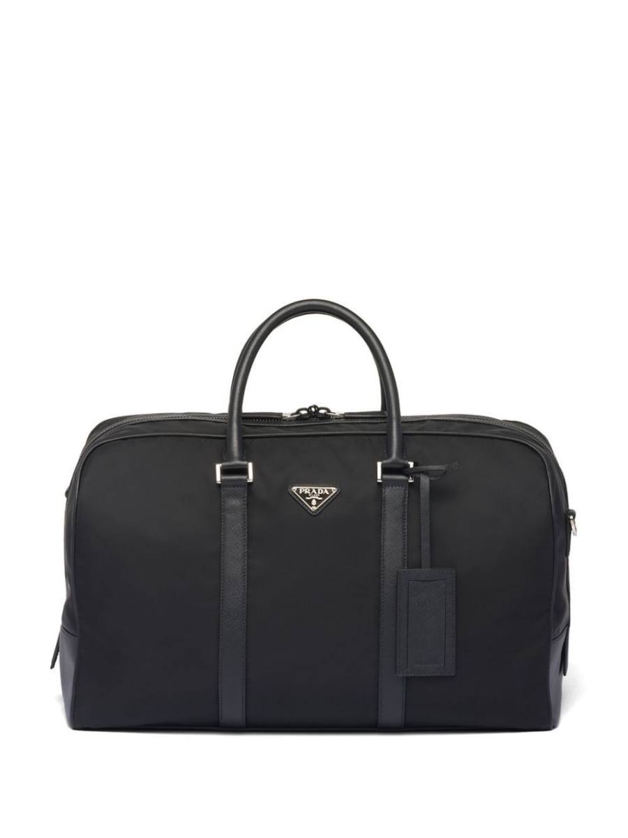 triangle logo-patch duffel bag