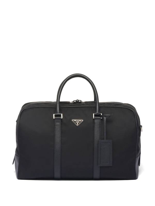 triangle logo-patch duffel bag