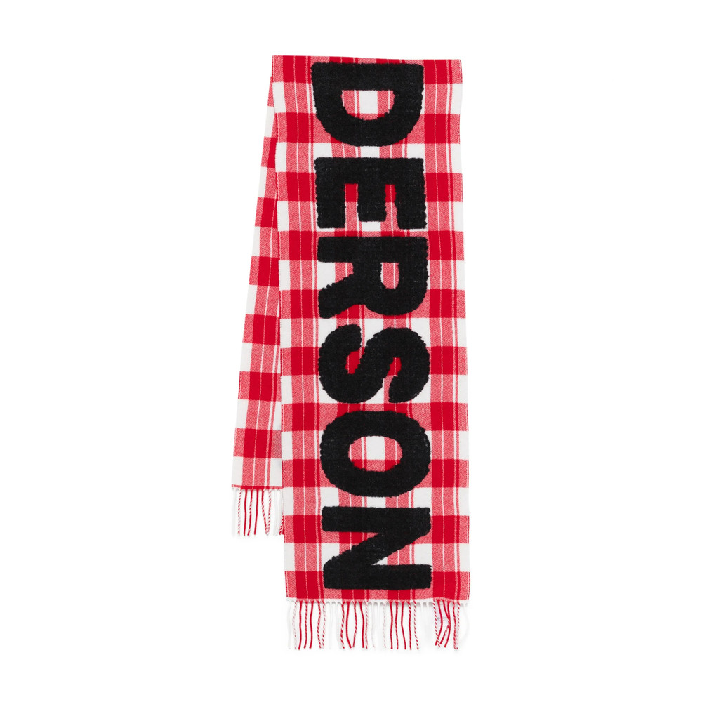 Jw Anderson Check-pattern Scarf