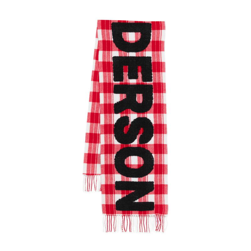 Jw Anderson Check-pattern Scarf