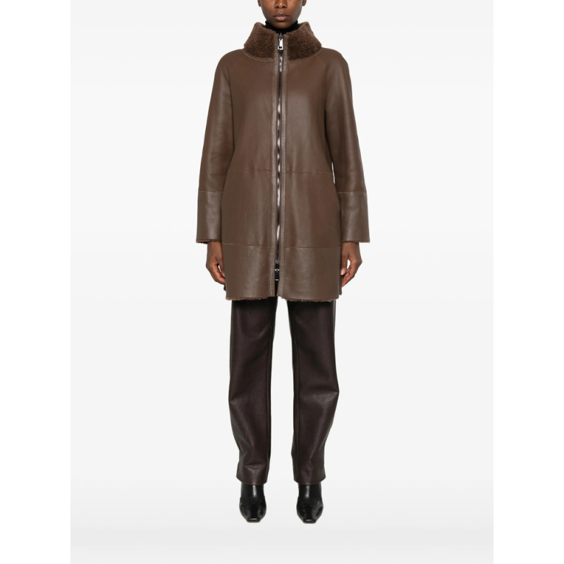 Suprema X Eraldo Shearling-panelled Reversible Coat