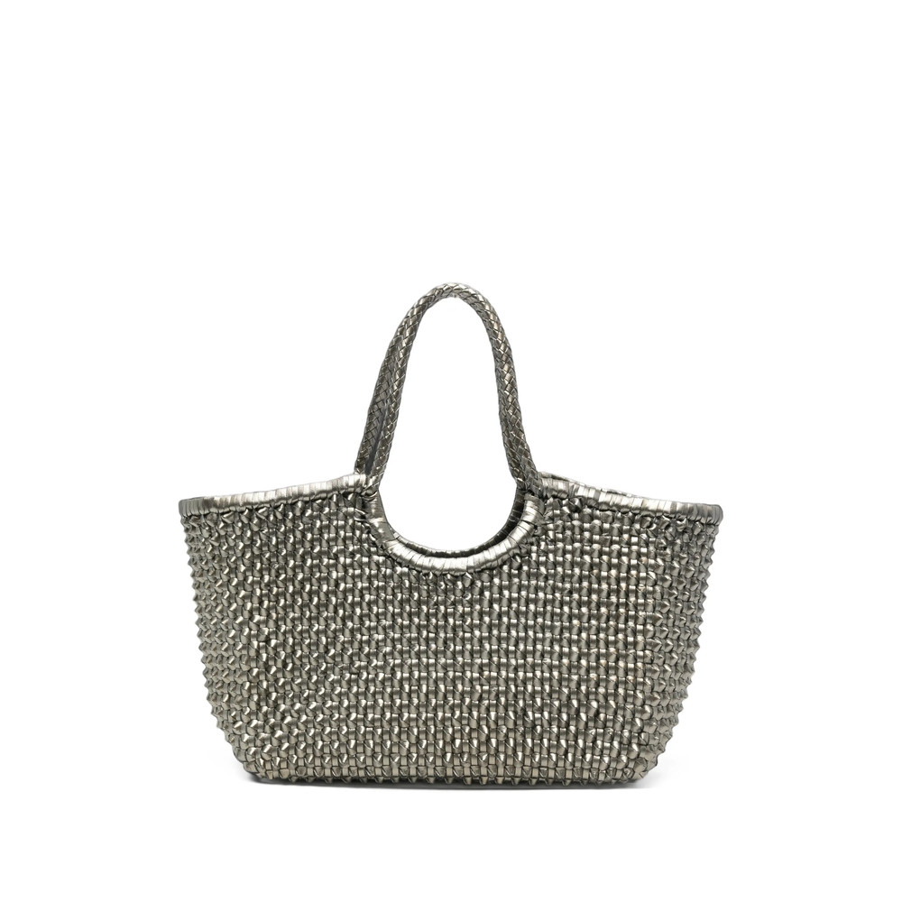 Dragon Diffusion Nantucket Cactus Woven Leather Tote Bag