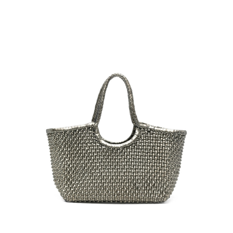 Dragon Diffusion Nantucket Cactus Woven Leather Tote Bag