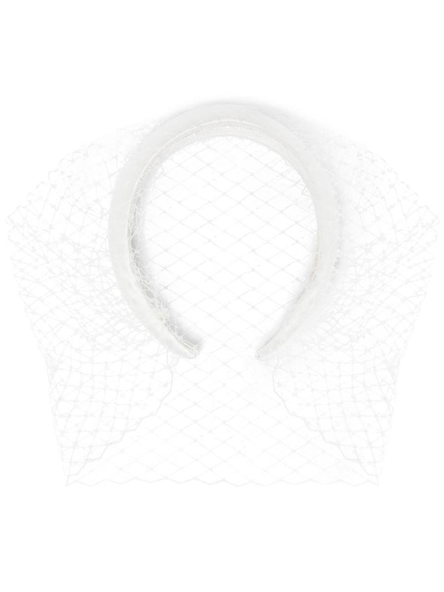 Tori violette silk headband