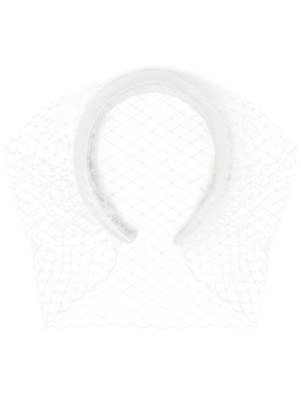 Tori violette silk headband