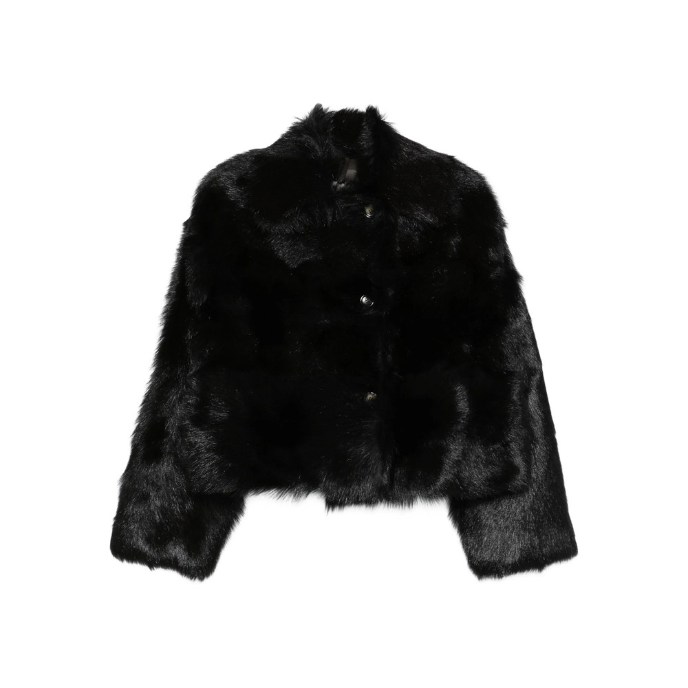 Alberta Ferretti Cropped Button-fastening Jacket