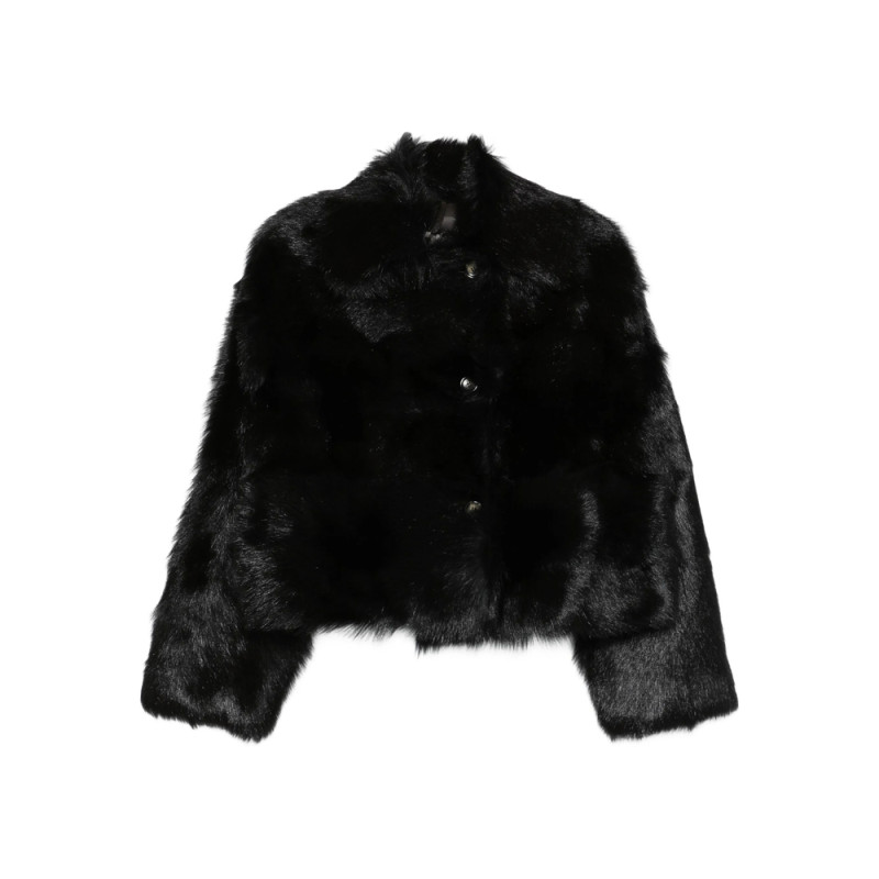 Alberta Ferretti Cropped Button-fastening Jacket