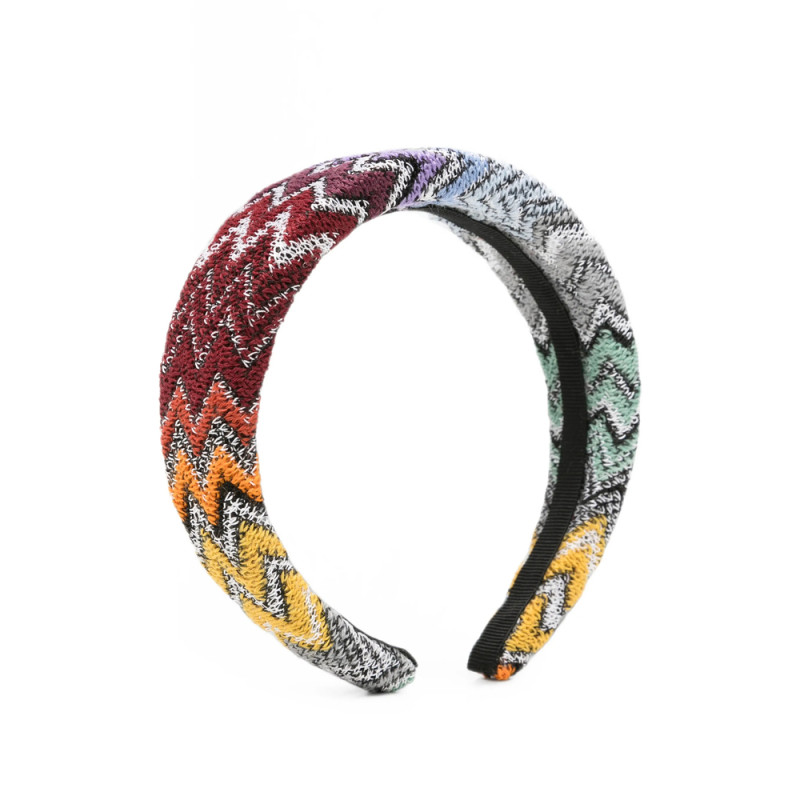 Missoni Zigzag-knit Padded Headband