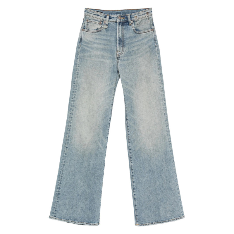R13 Logo-patch Jeans