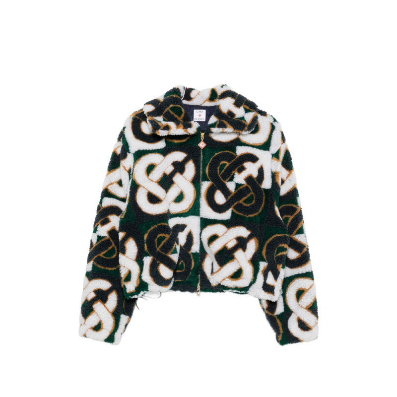 Casablanca Zip-fastening Monogram-print Jacket