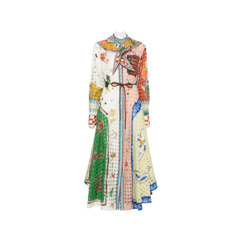 Alémais Patchwork-printed Dress