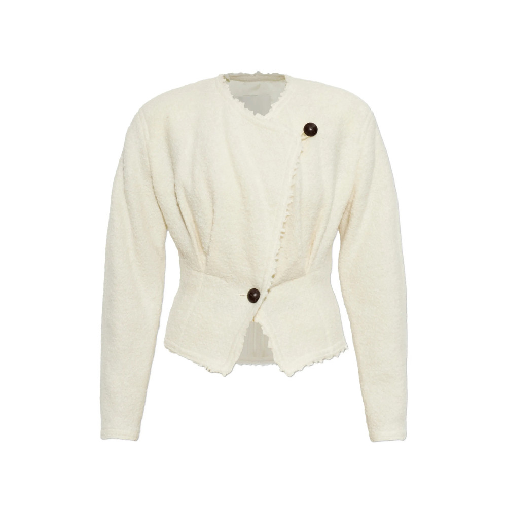 Isabel Marant Bouclé-texture Raw-edge Jacket