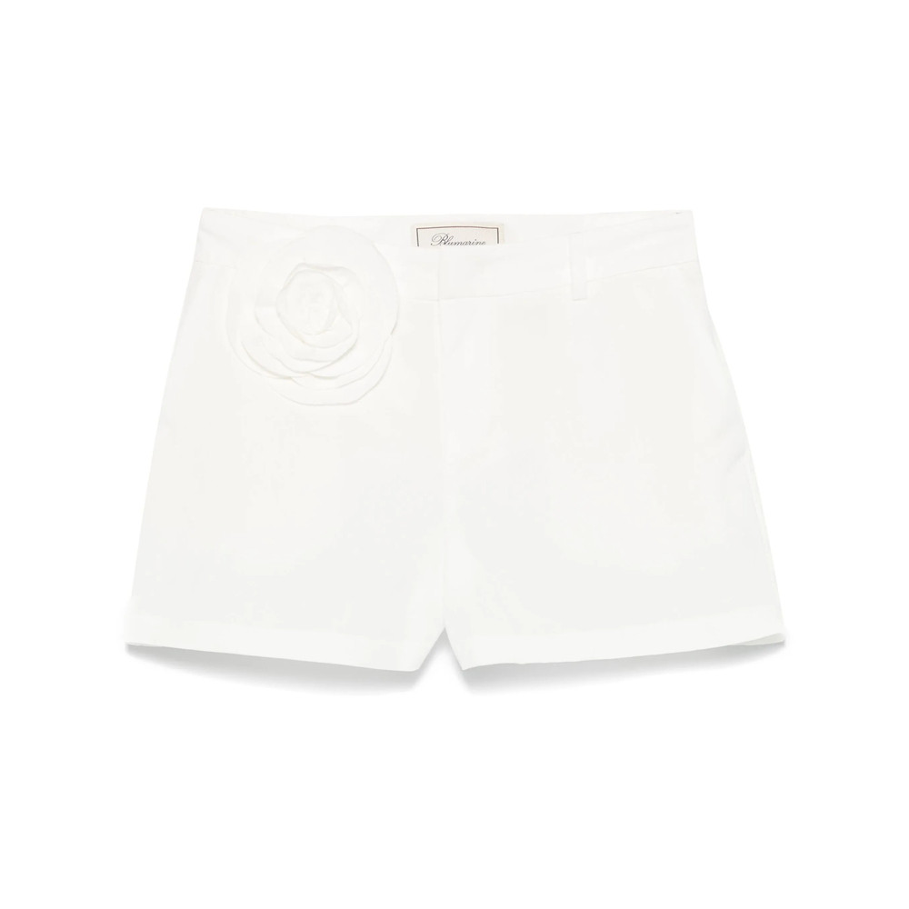 Blumarine Floral-appliqué Shorts
